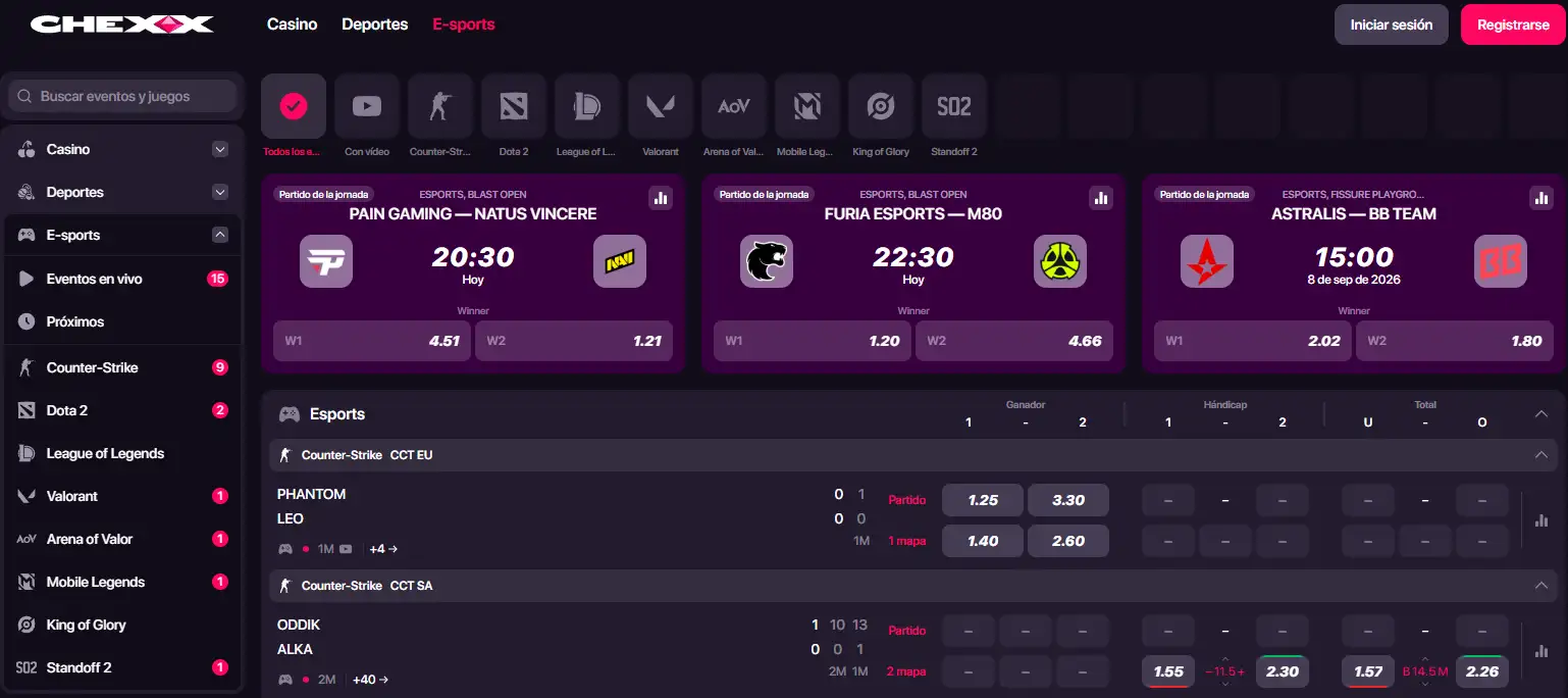 Anuncio oficial de ESL FACEIT Group sobre su alianza con CHEXX